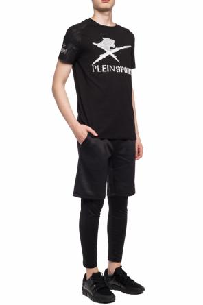 Branded t-shirt with tiger head print, zdjęcie 2 Branded t-shirt with tiger head print od Plein Sport